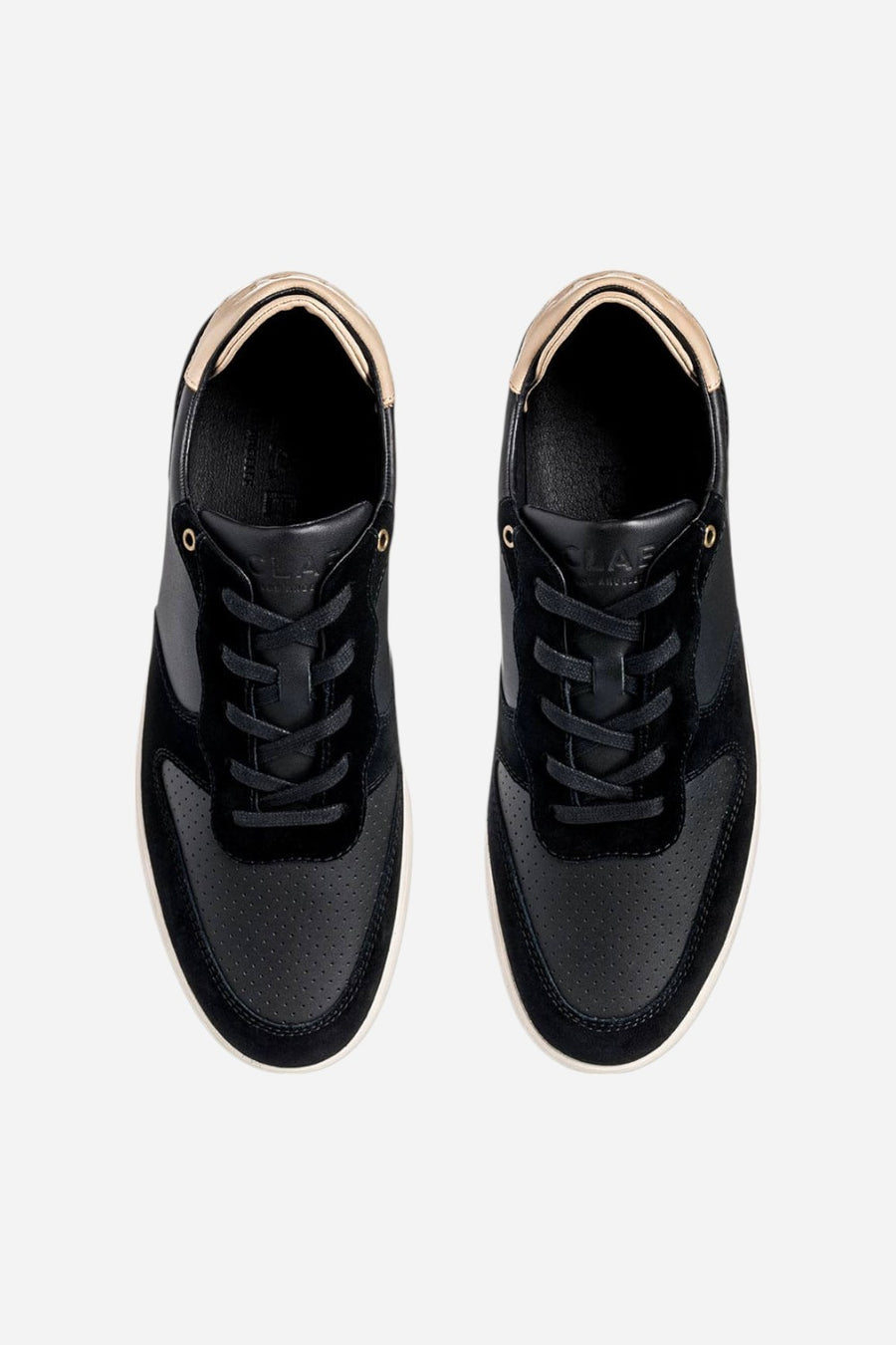 CLAE Men's Malone Sneaker In Black Natural Leather