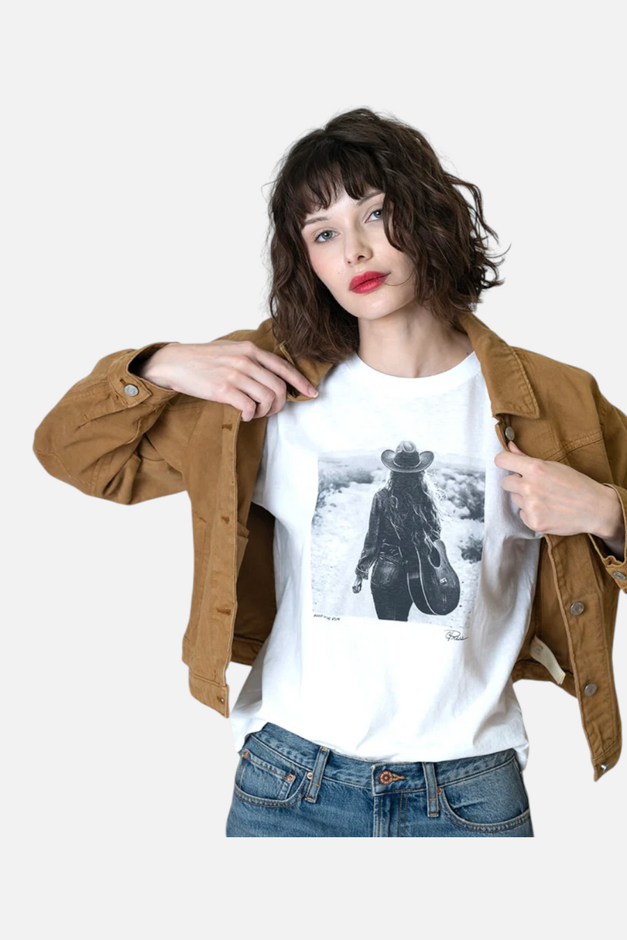 CPress Studio Band On The Run Mushie Tee in White