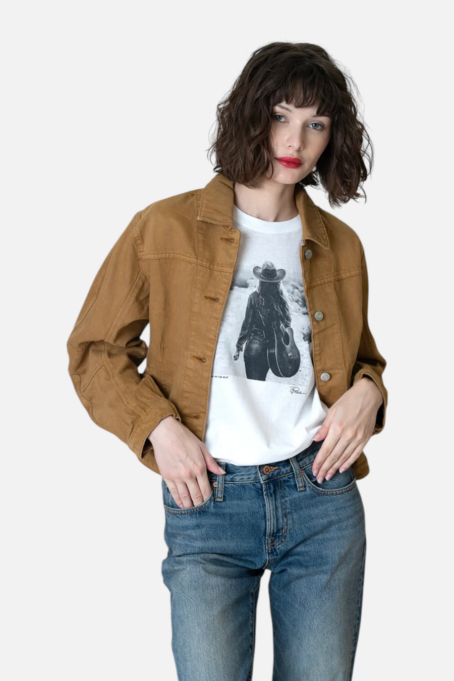 CPress Studio Band On The Run Mushie Tee in White