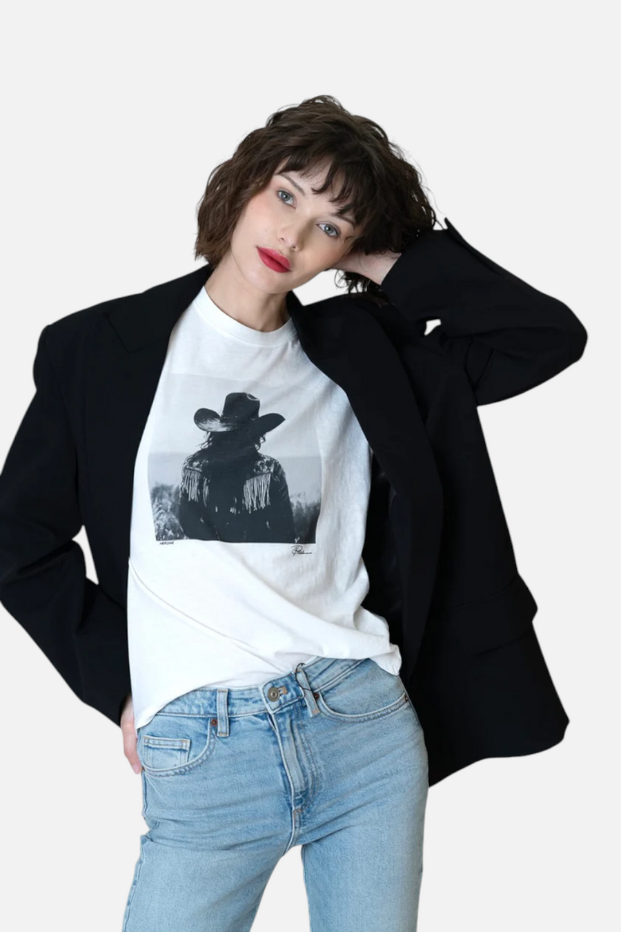 CPress Studio Herione Mushie Tee in White