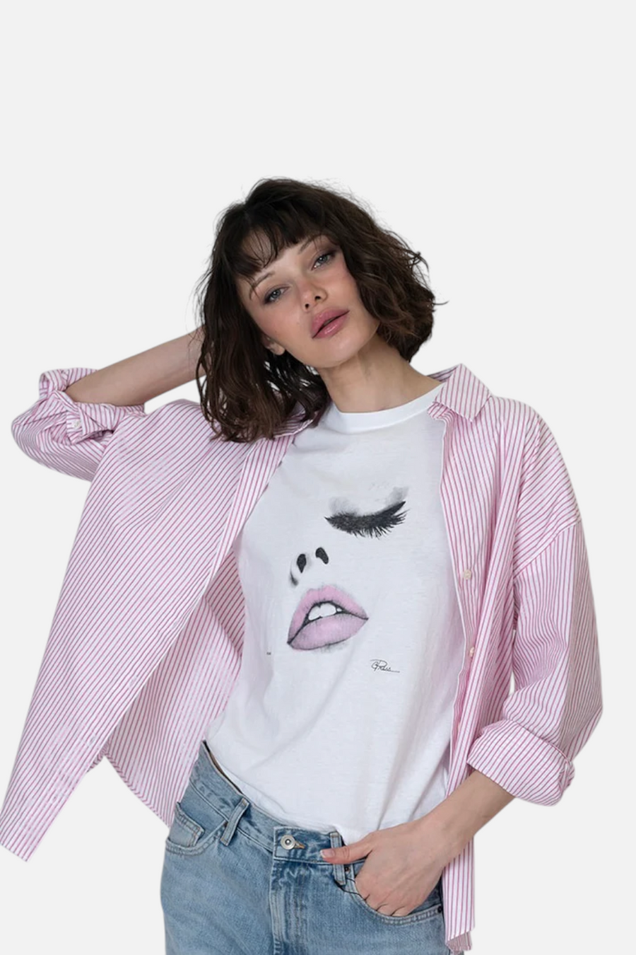 CPress Studio Muse Mushie Tee in White