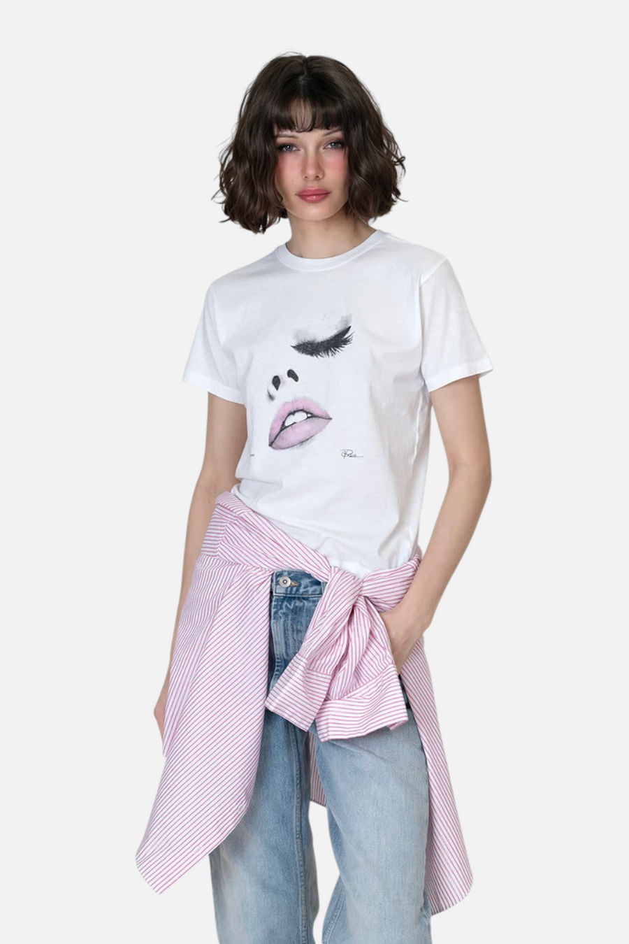 CPress Studio Muse Mushie Tee in White