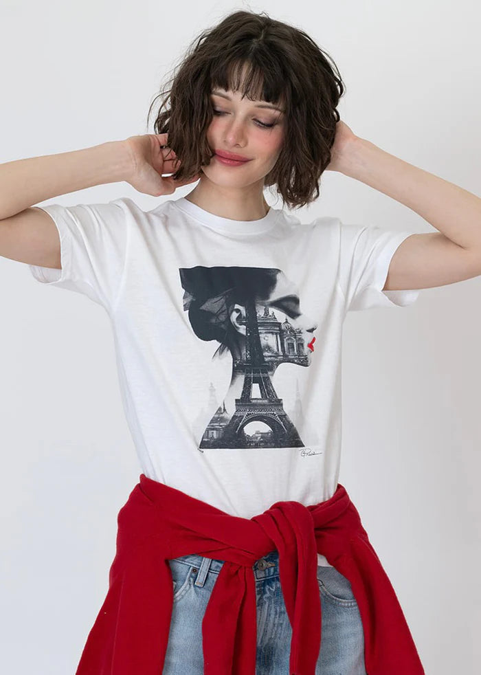 CPress Studio Paris Mushie Tee in White