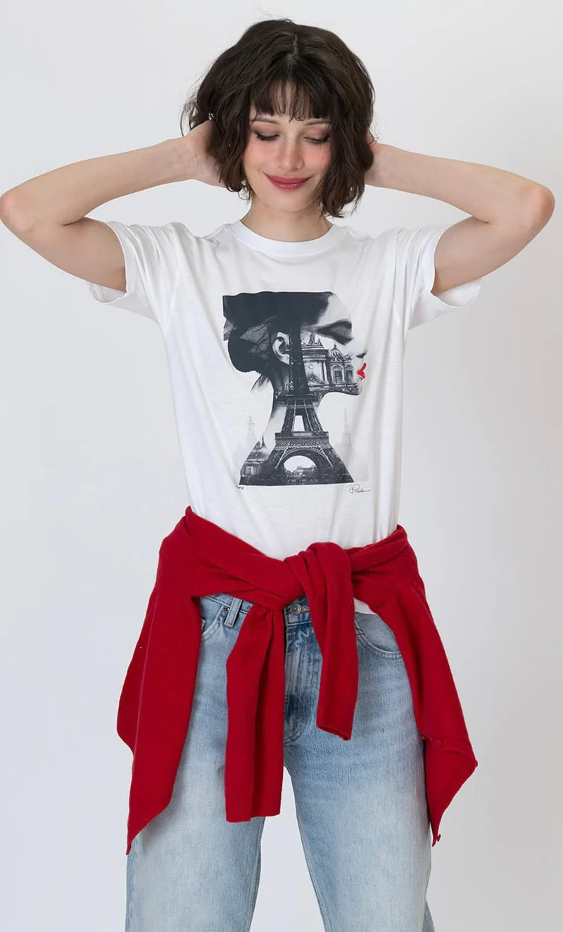 CPress Studio Paris Mushie Tee in White