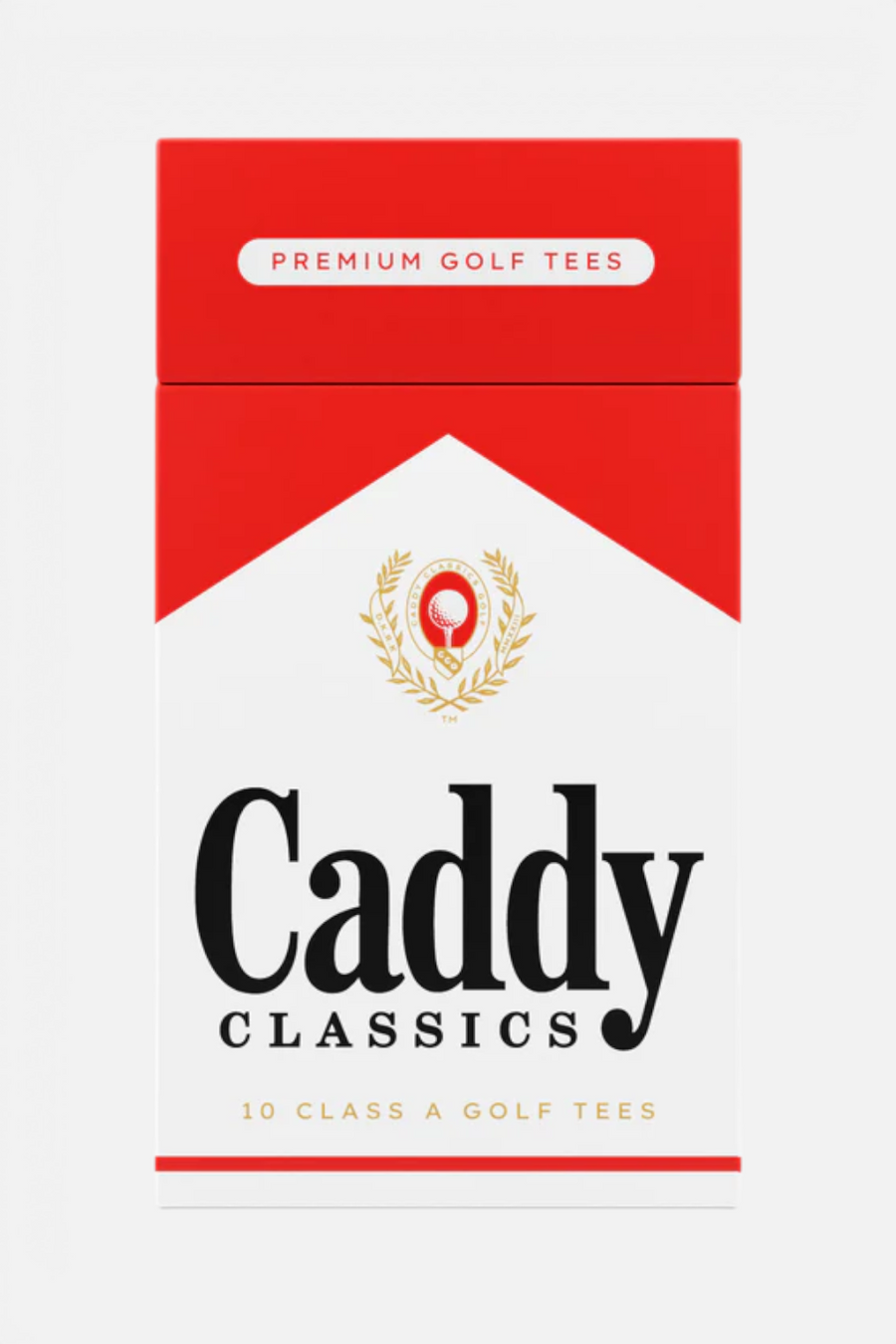 Caddy Classics Royal Reds Tee Holder 10 Bamboo 2¾ Inch Tees