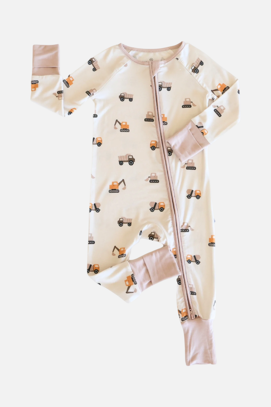 Caden Lane Little Builder Convertible Zip Romper