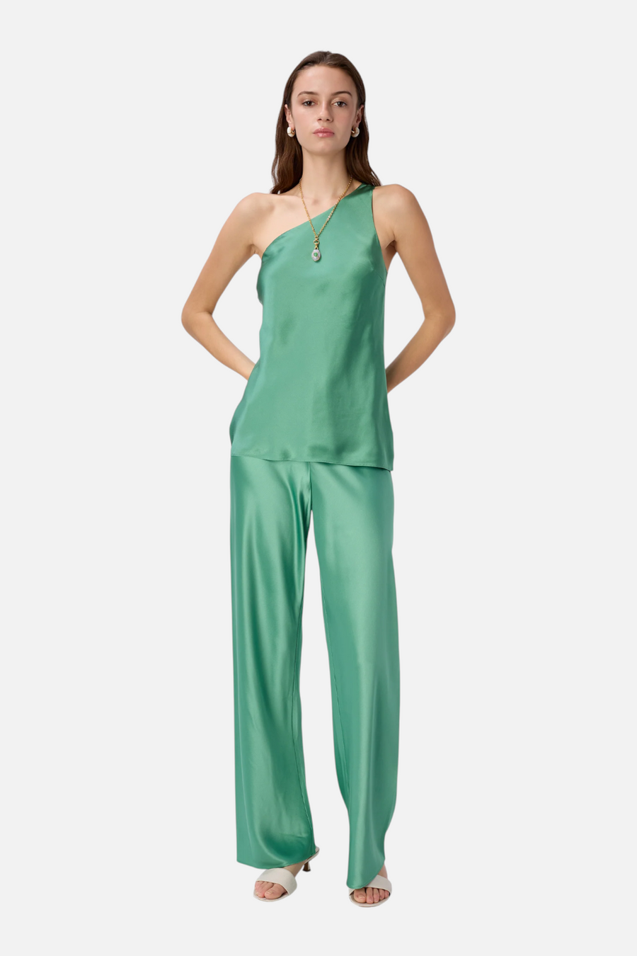 Cami NYC Bristol Mid Rise Pant in Meadow