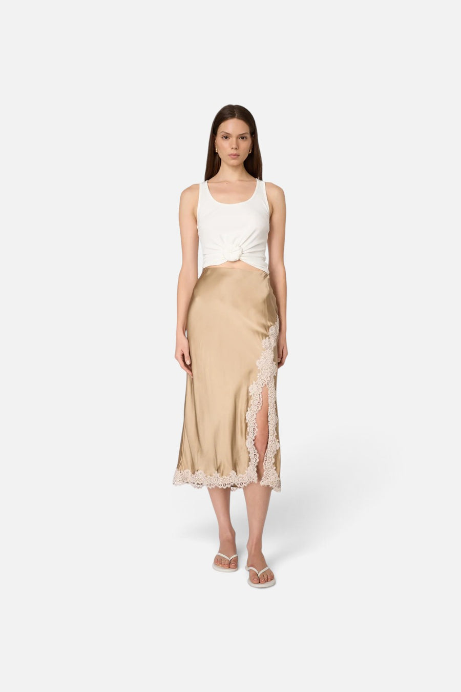Cami NYC Teagan Midi Skirt in Birch
