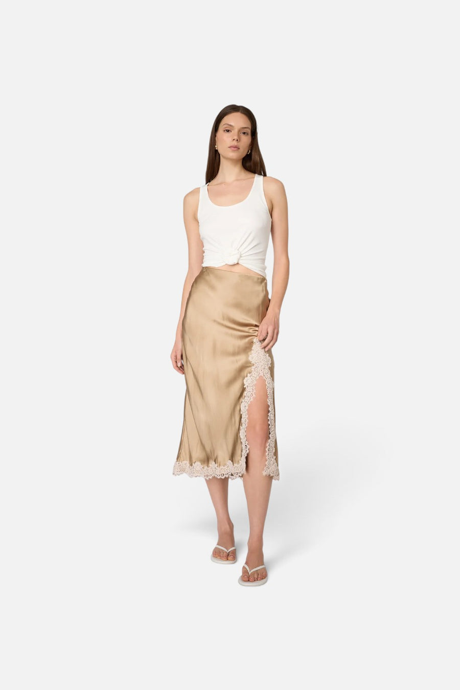 Cami NYC Teagan Midi Skirt in Birch