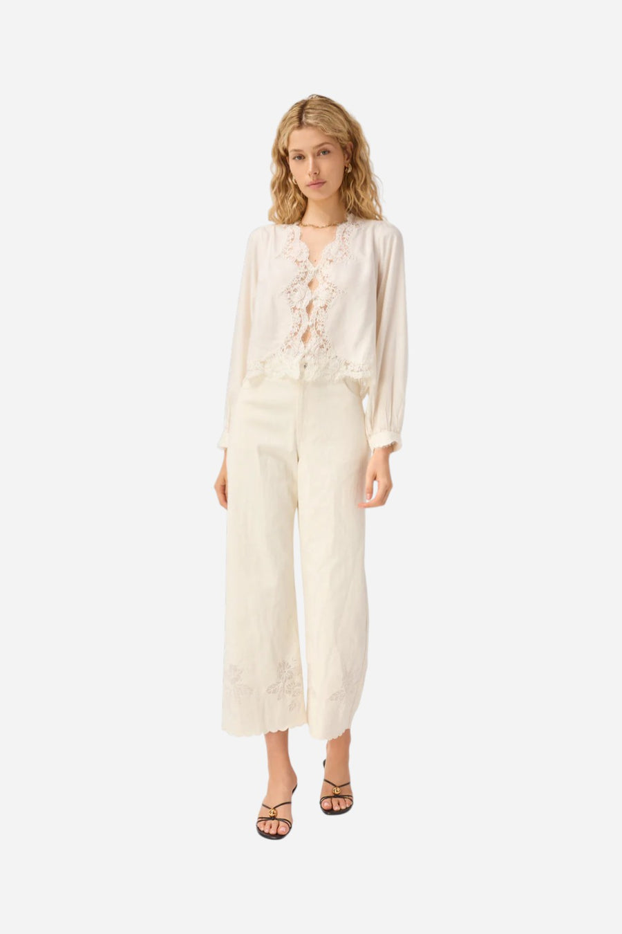 Cami NYC Yuri Blouse in Macadamia
