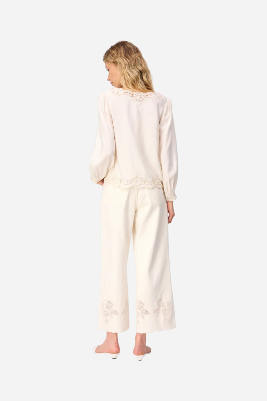 Cami NYC Yuri Blouse in Macadamia