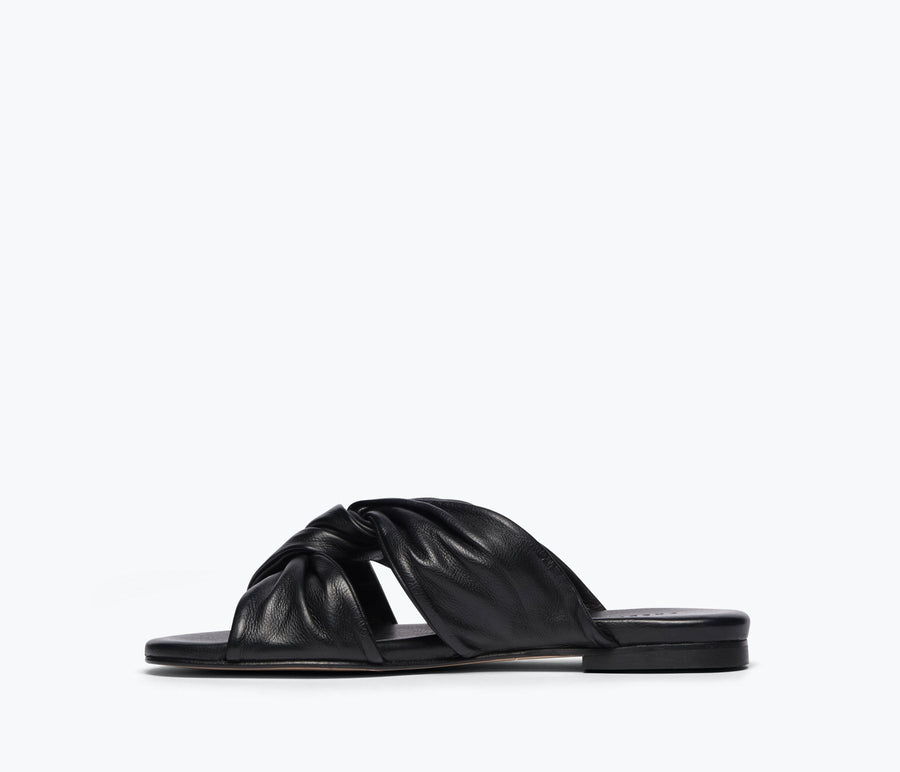 Freda Salvador Carlota Twist Sandals in Black