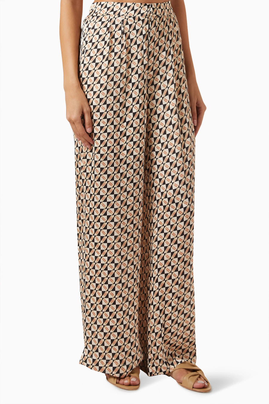 Minkpink Cece Wide Leg Pants in Geometric