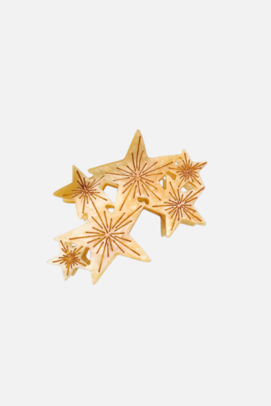 Solar Eclipse Celestial Stars Claw Clip