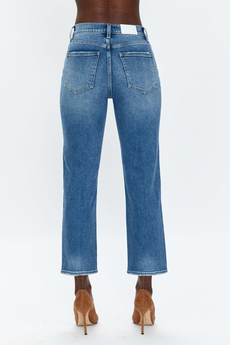 Pistola Charlie High Rise Straight Ankle Westminster Denim in Westminster Vintage