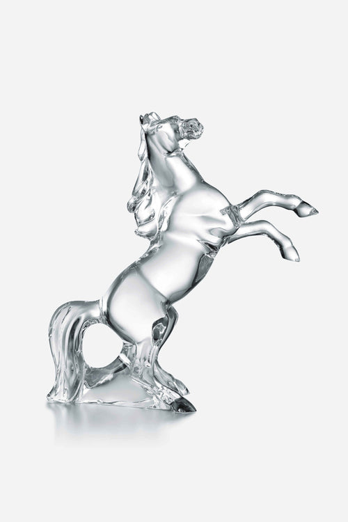 Baccarat Cheval Marengo Horse Sculpture in Clear