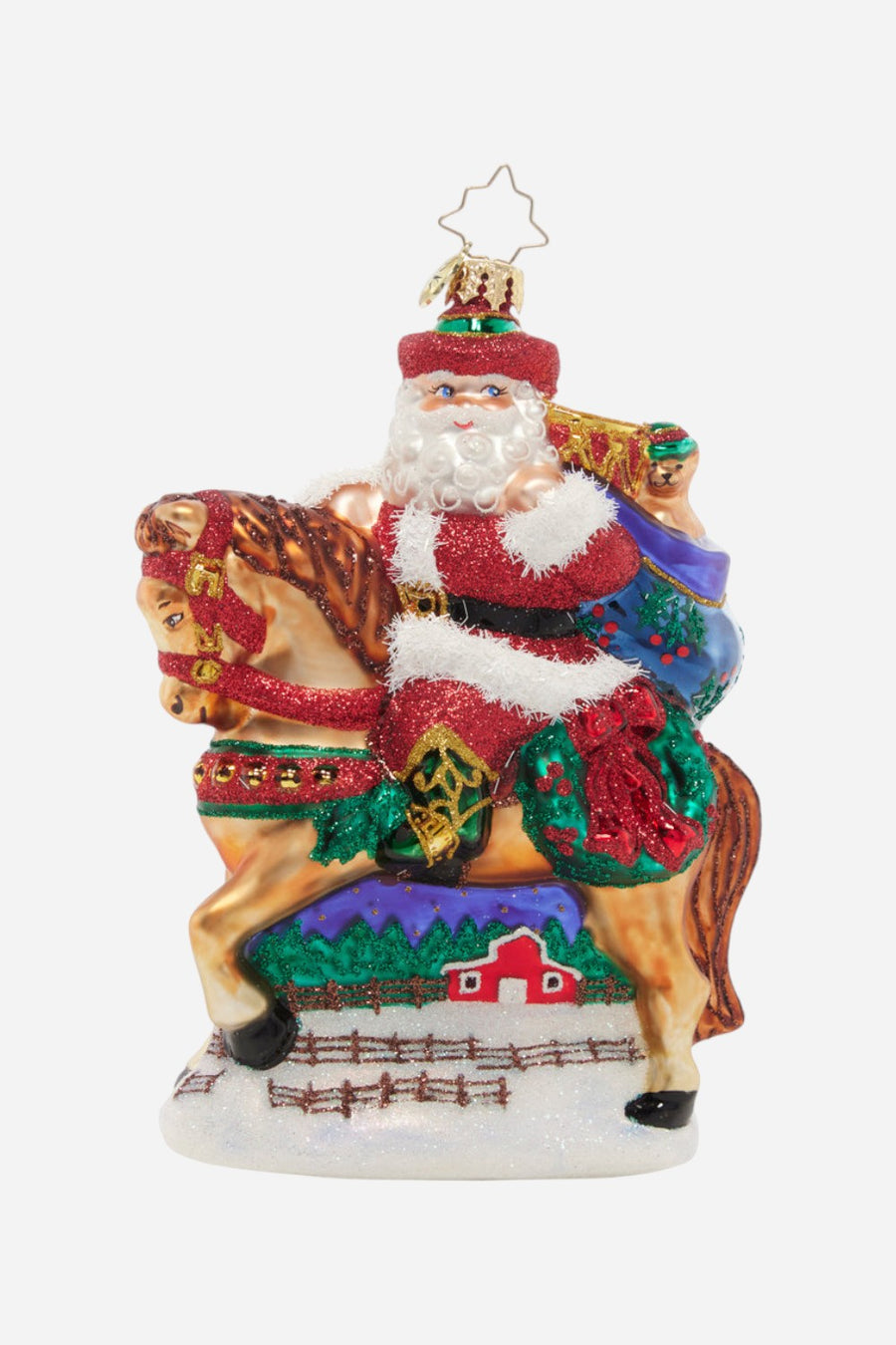 Christopher Radko Wild West Santa Ornament