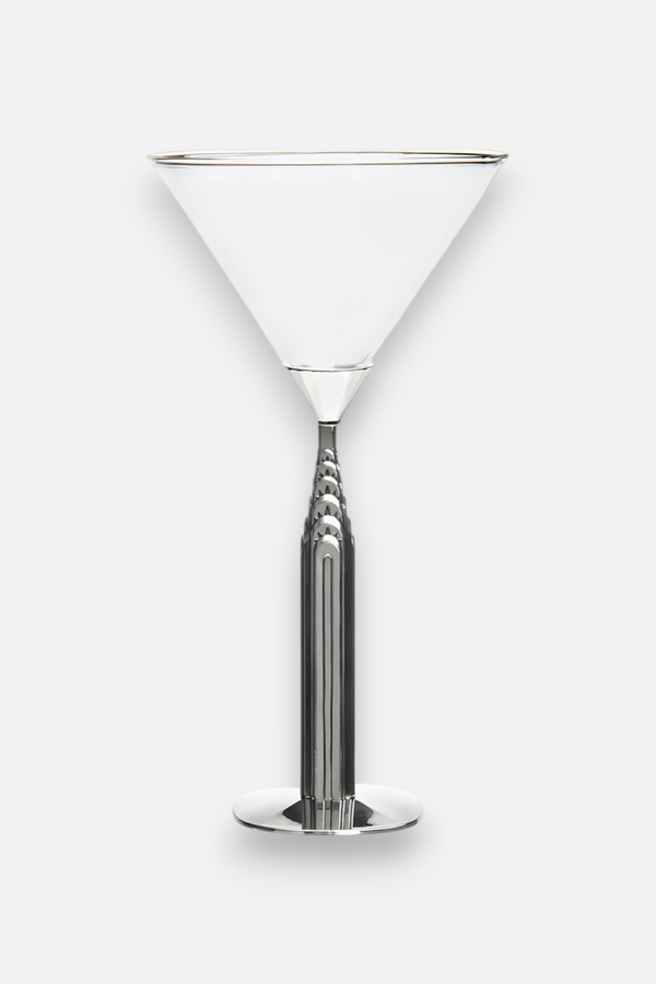 Landmark Chrysler Building Martini Glass