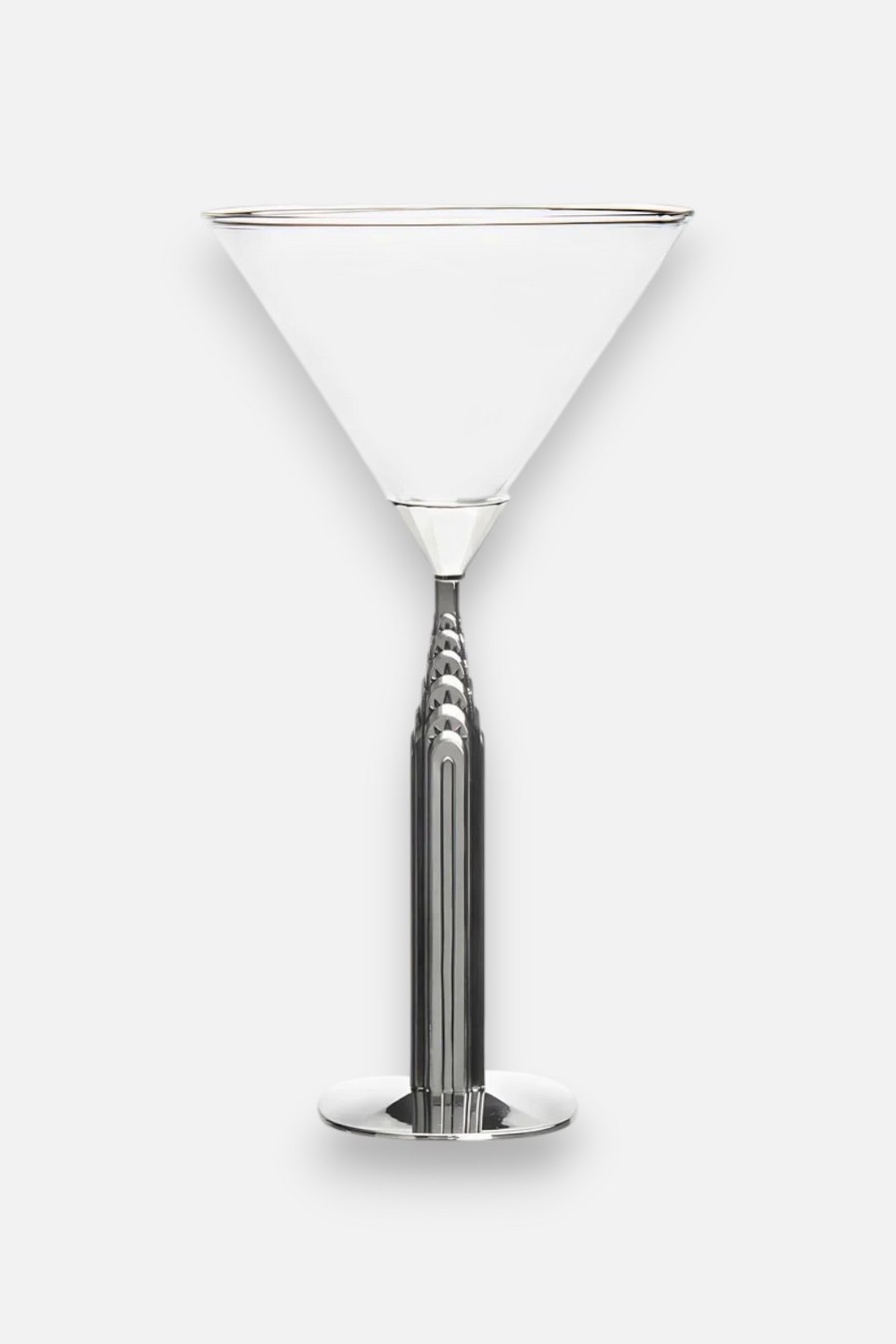 Landmark Chrysler Building Martini Glass