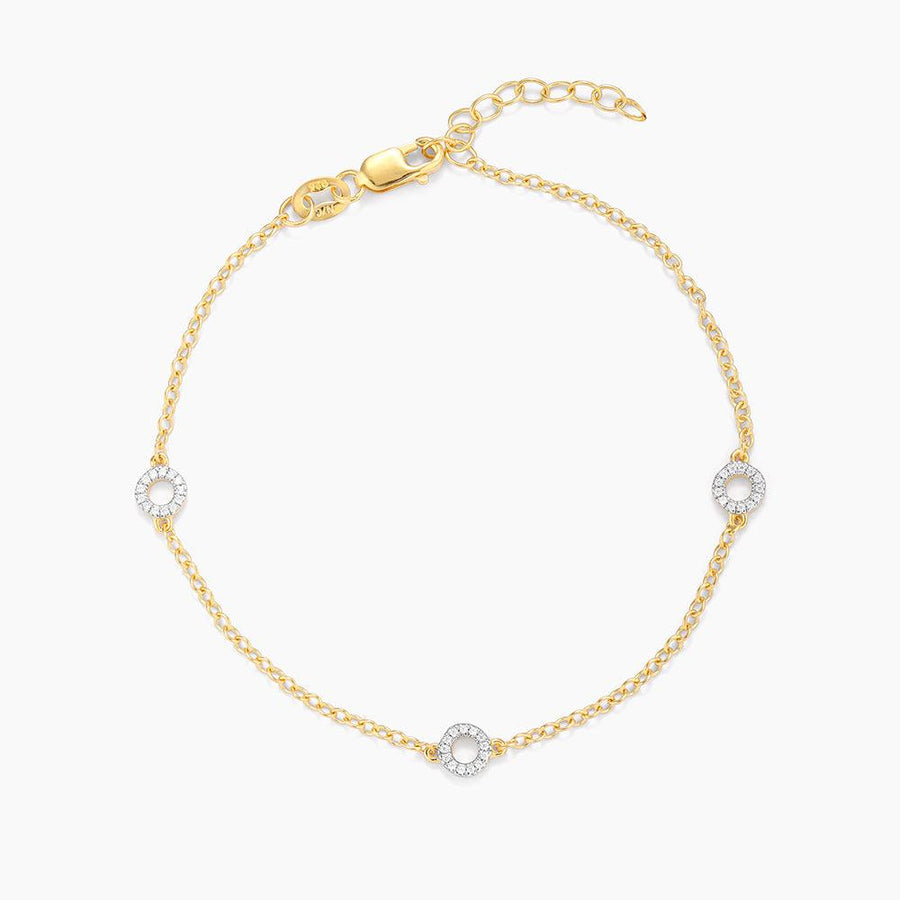 Ella Stein Circle Station Chain Bracelet in Gold
