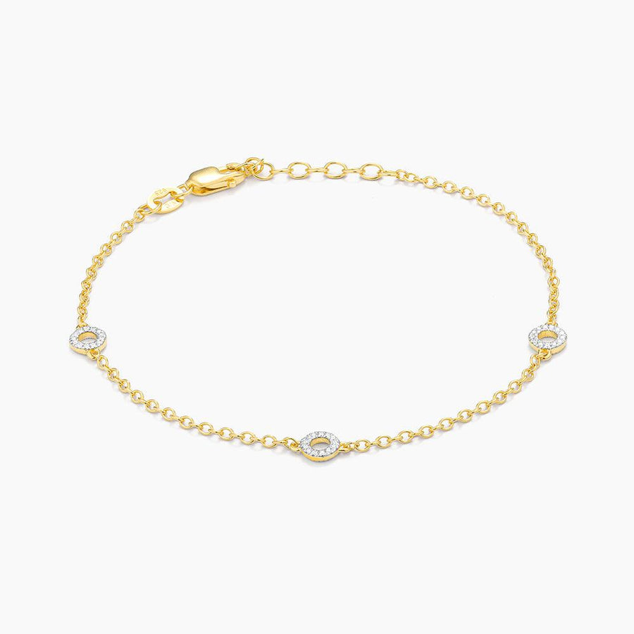 Ella Stein Circle Station Chain Bracelet in Gold