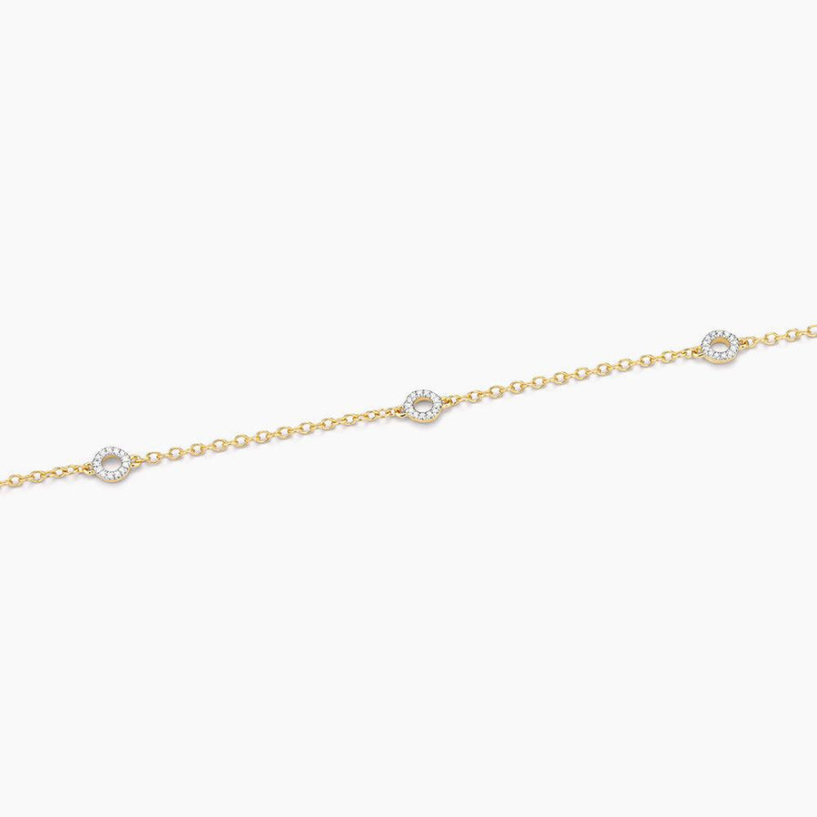 Ella Stein Circle Station Chain Bracelet in Gold