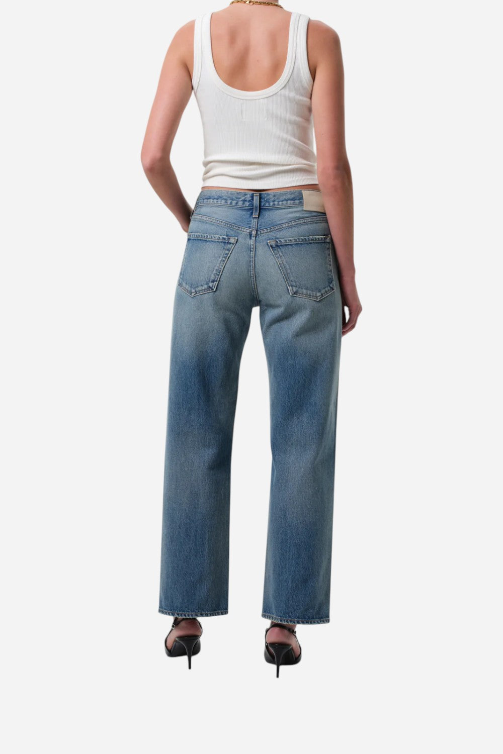 Citizens of Humanity Lindz Easy Straight in Bijou – CHROME