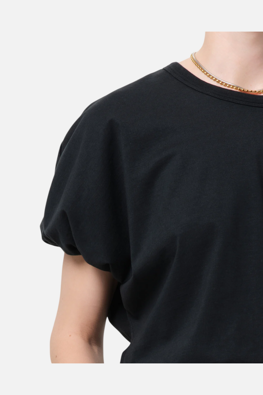 Citizens of Humanity Gia Bubble Tee in Washed Black