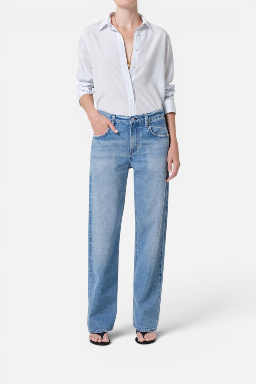 Citizens of Humanity Lindz Easy Straight Jean in Cupid