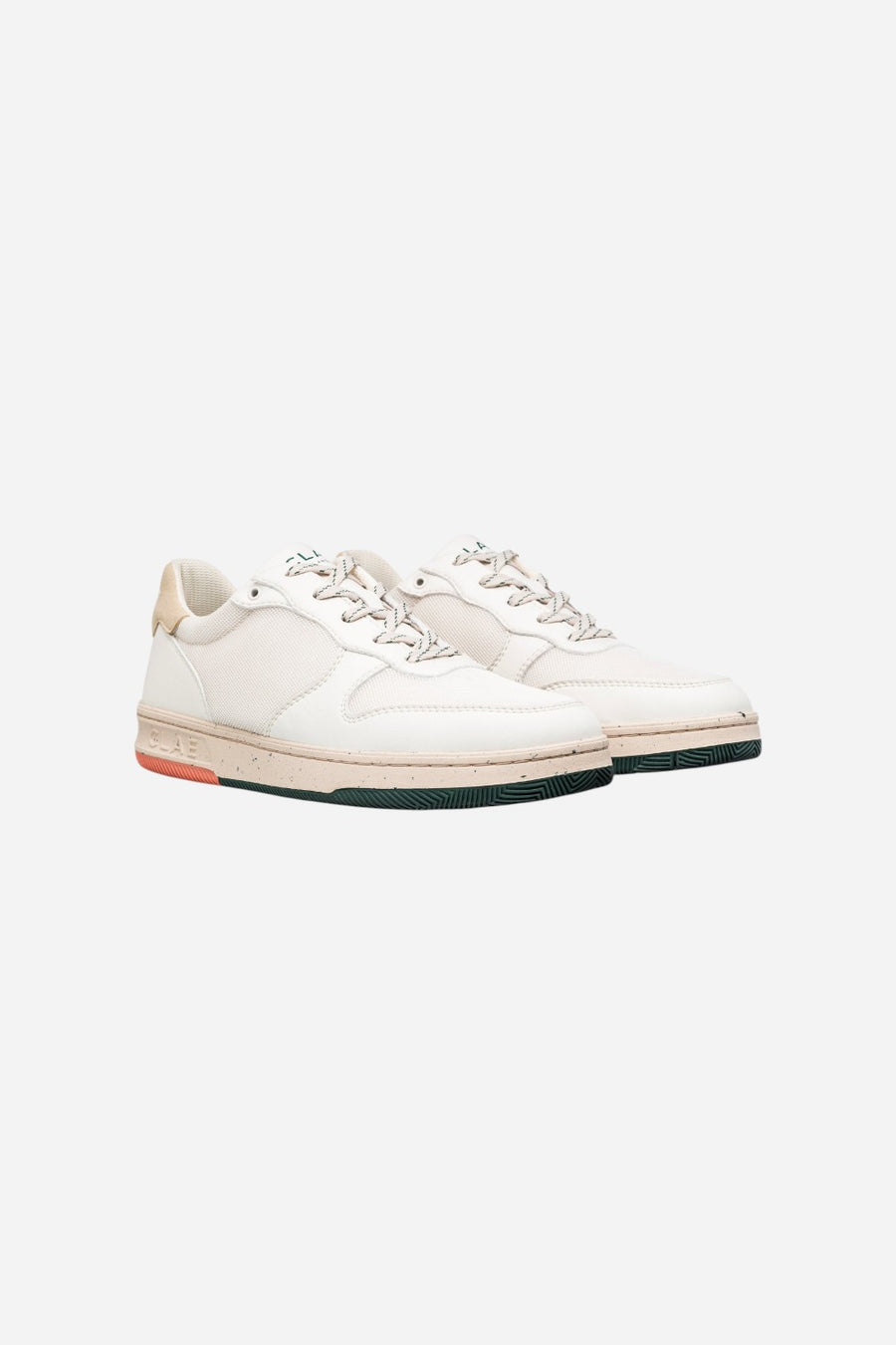 Clae Men's Malone Lite Sneakers in Off-White Trekking Green Sunset