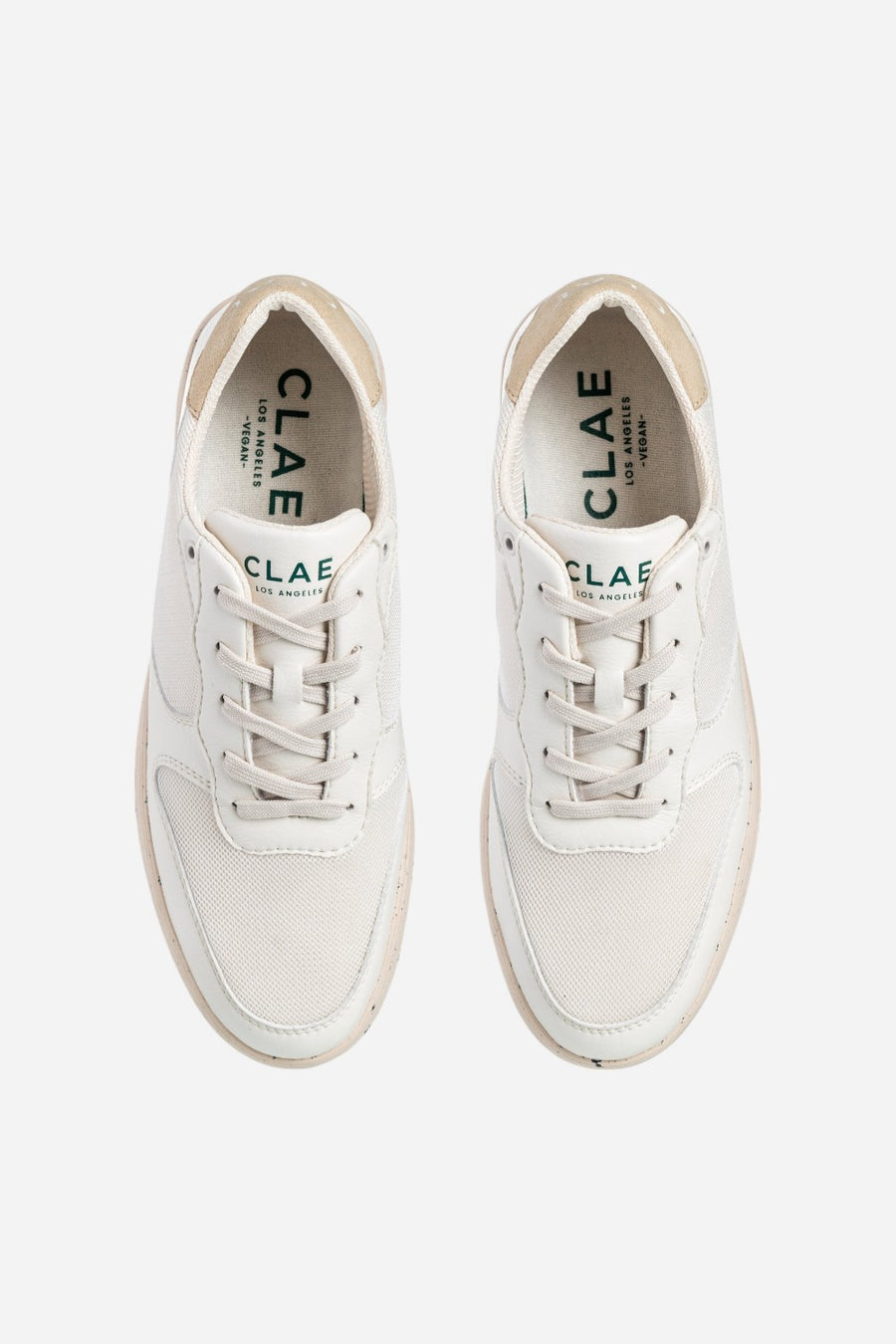 Clae Men's Malone Lite Sneakers in Off-White Trekking Green Sunset