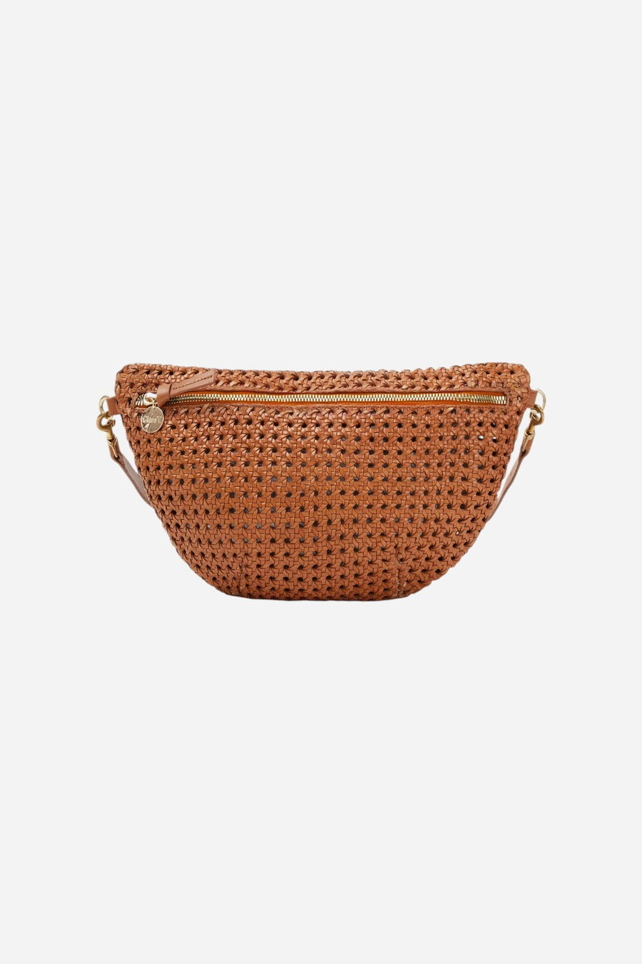 Clare V Grande Fanny in Tan Rattan