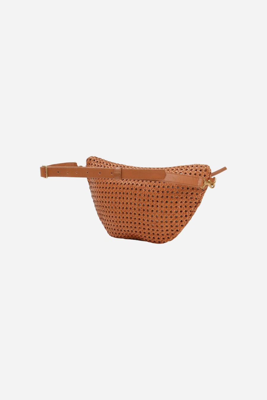 Clare V Grande Fanny in Tan Rattan