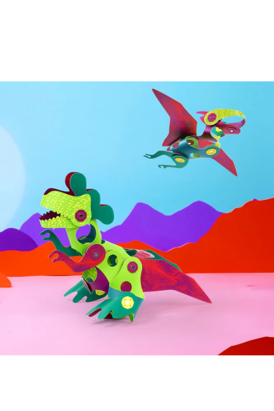 Clixo Dino Discovery Pack Magnetic Toys