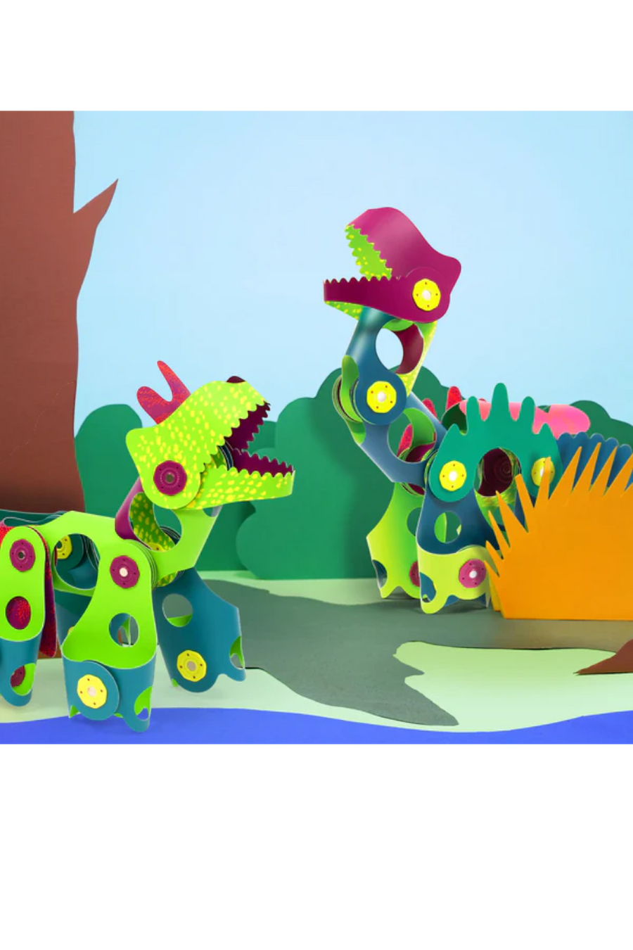 Clixo Dino Discovery Pack Magnetic Toys