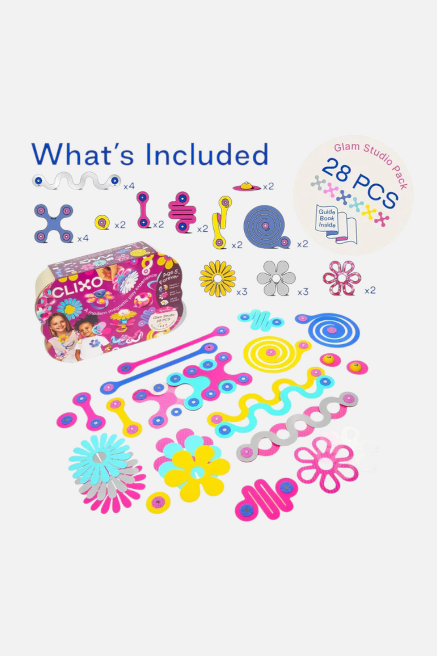 Clixo Glam Studio Jewelry Pack Magnetic Toys