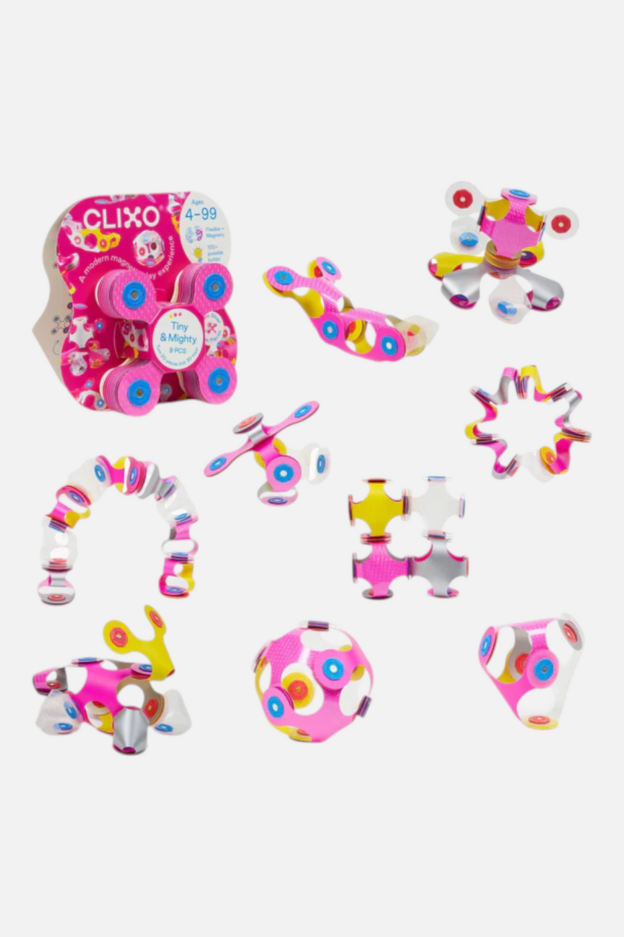 Clixo Tiny & Mighty Sparkle Magnetic Toy