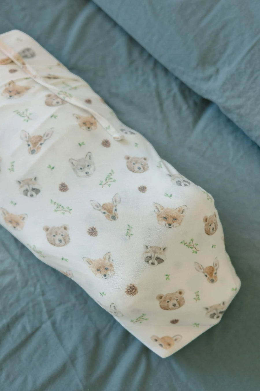 Copper Pearl Wilder swaddle blanket, folded.