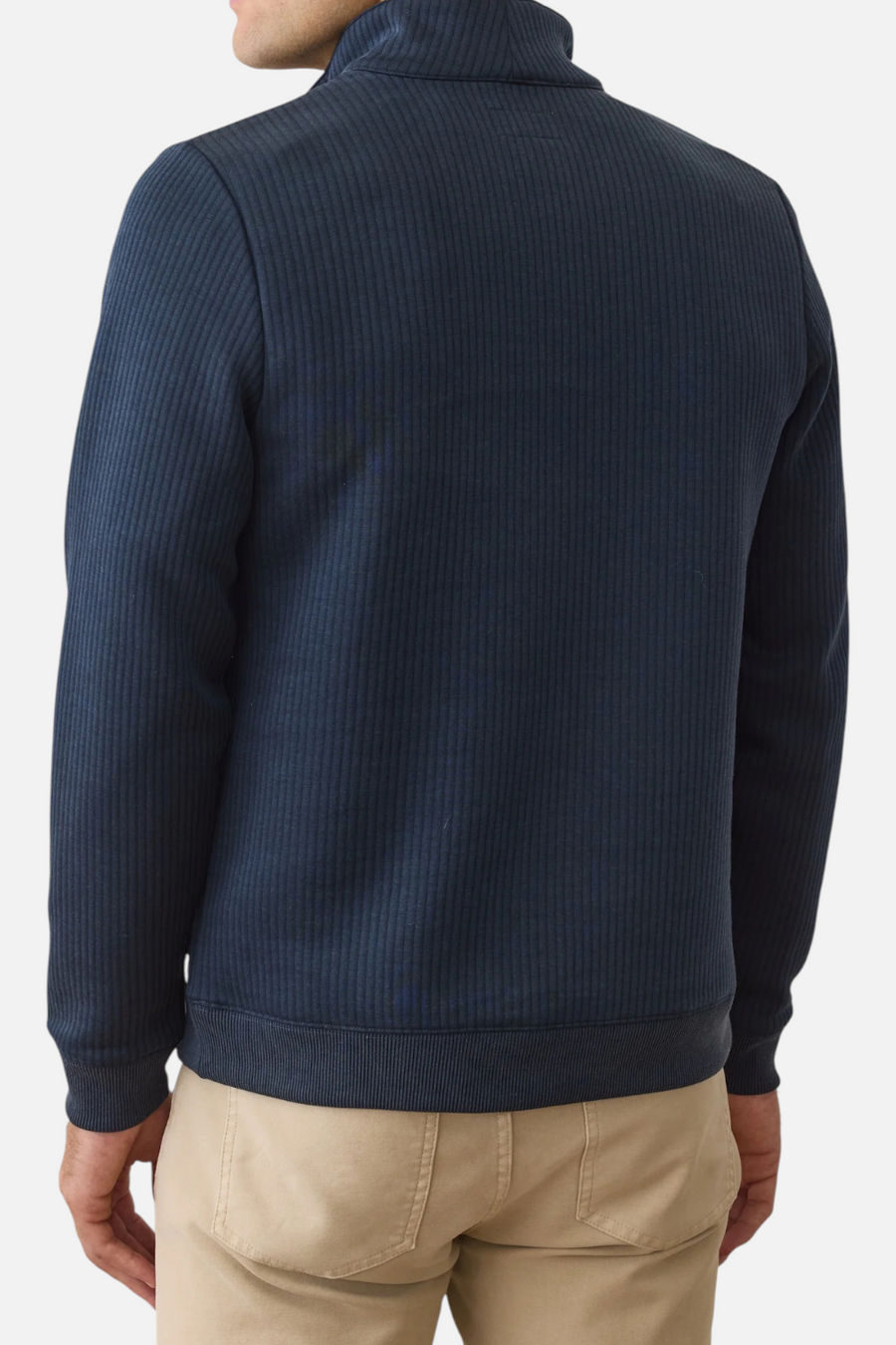 Marine Layer Men's Corbet Quilted 1/4 Zip in Navy