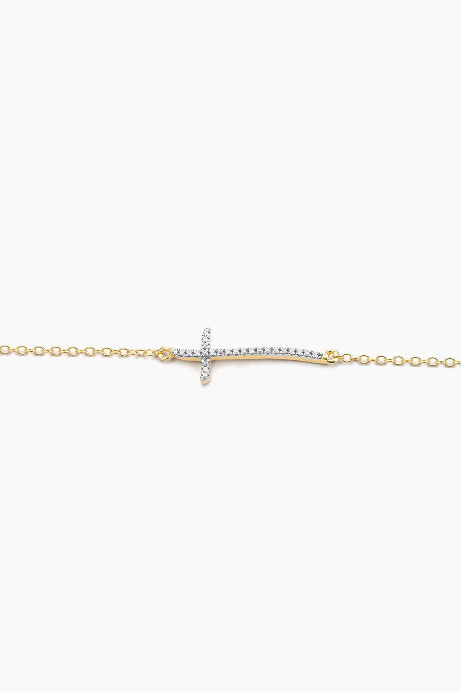 Ella Stein Criss Cross Bracelet in Gold