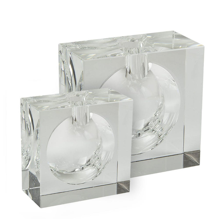 Tizo Crystal Square Bubble Vase - Large
