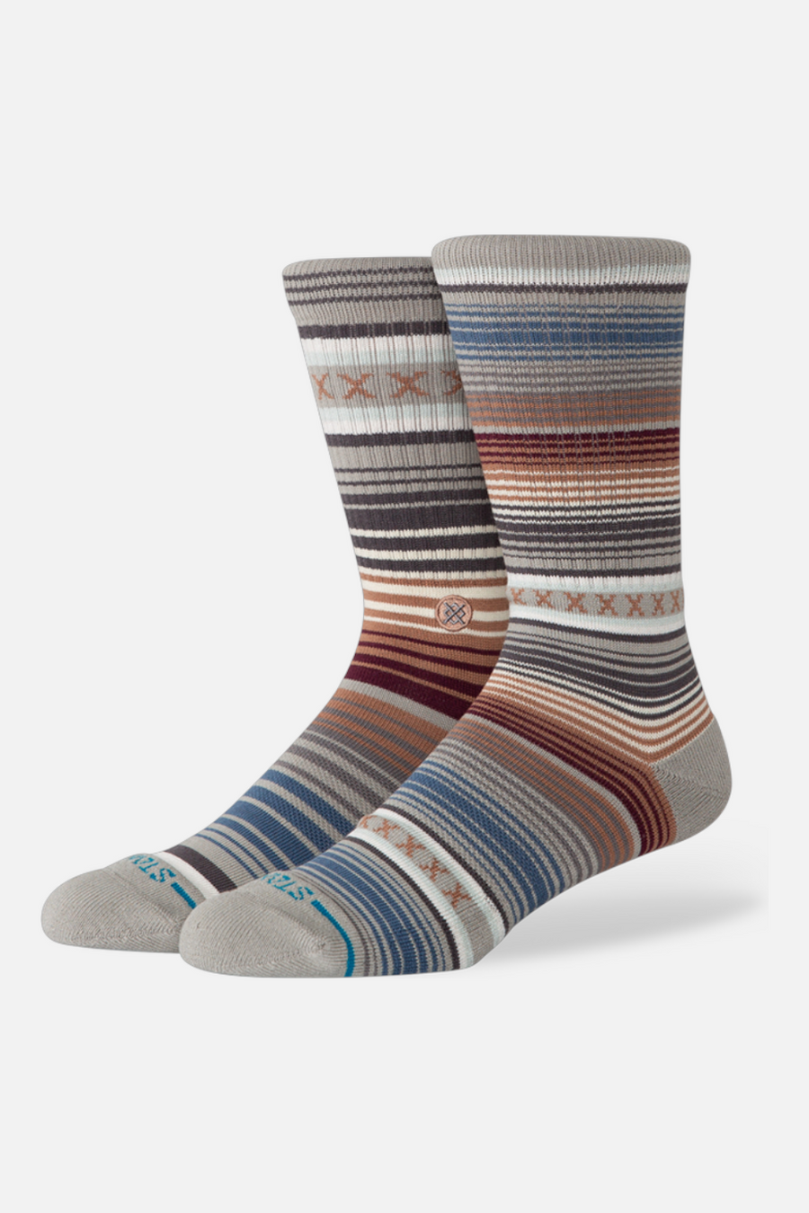 Stance Curren Crew Sock in Multi-Large