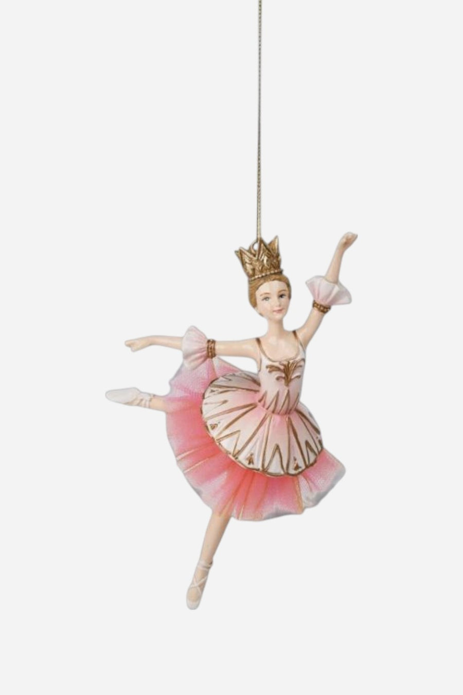 CHROME Dancing Ballerina Ornament