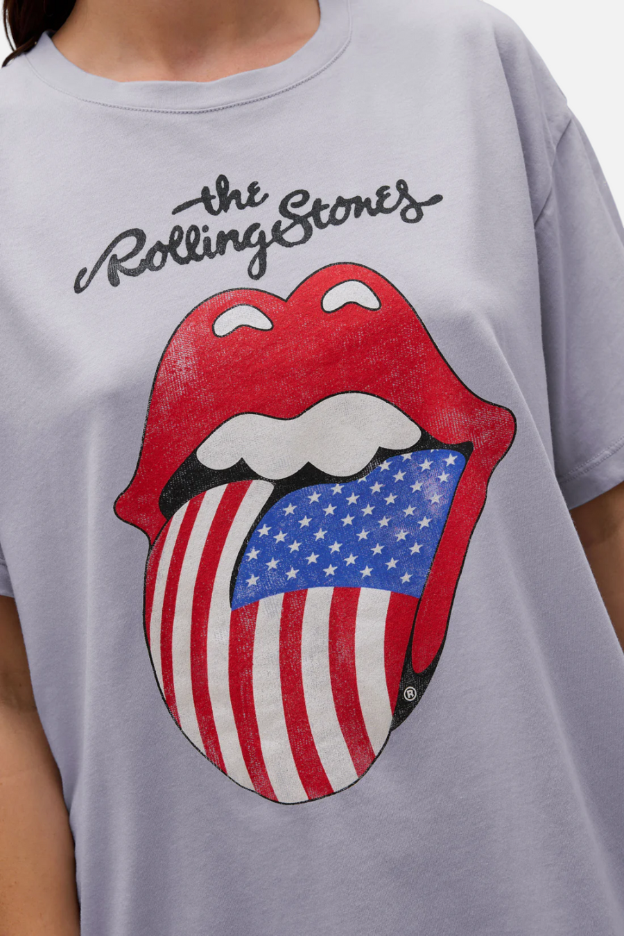 Daydreamer LA Rolling Stones Flag Tongue Tee