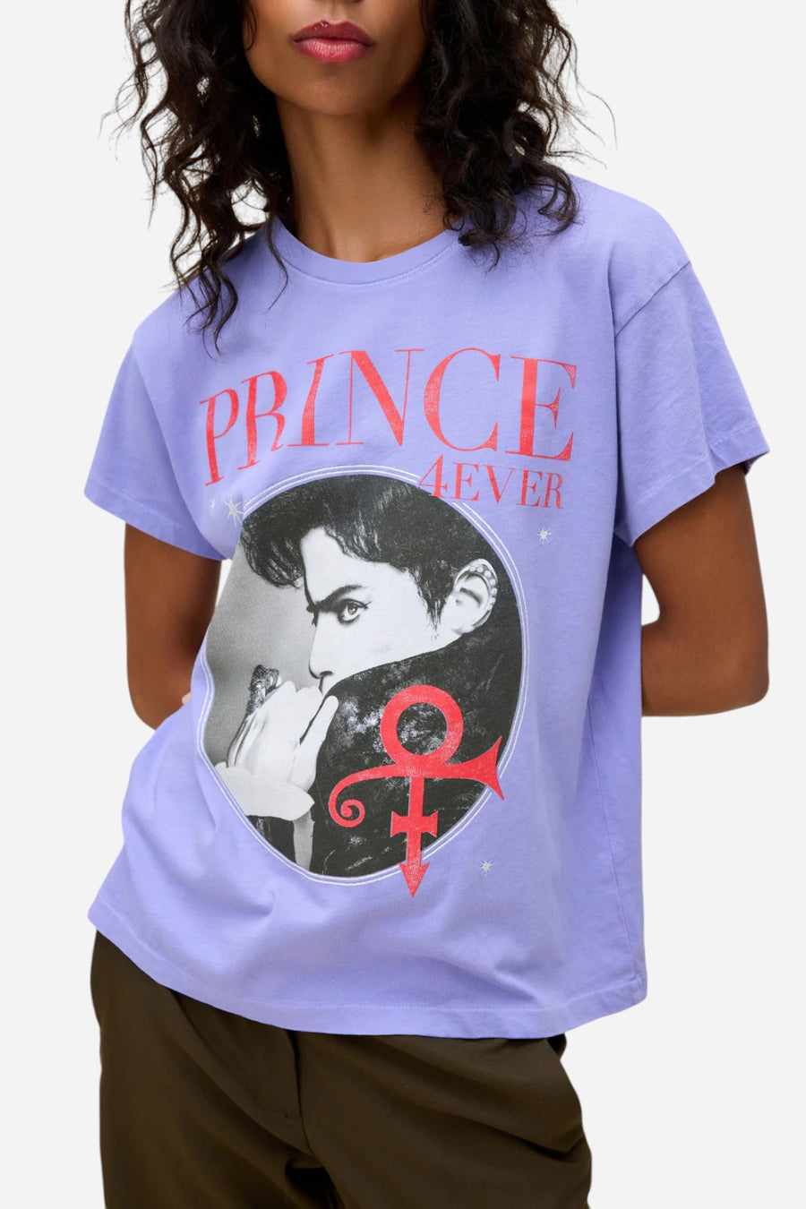 Daydreamer LA Prince 4Ever Tour Tee in Purple Mist