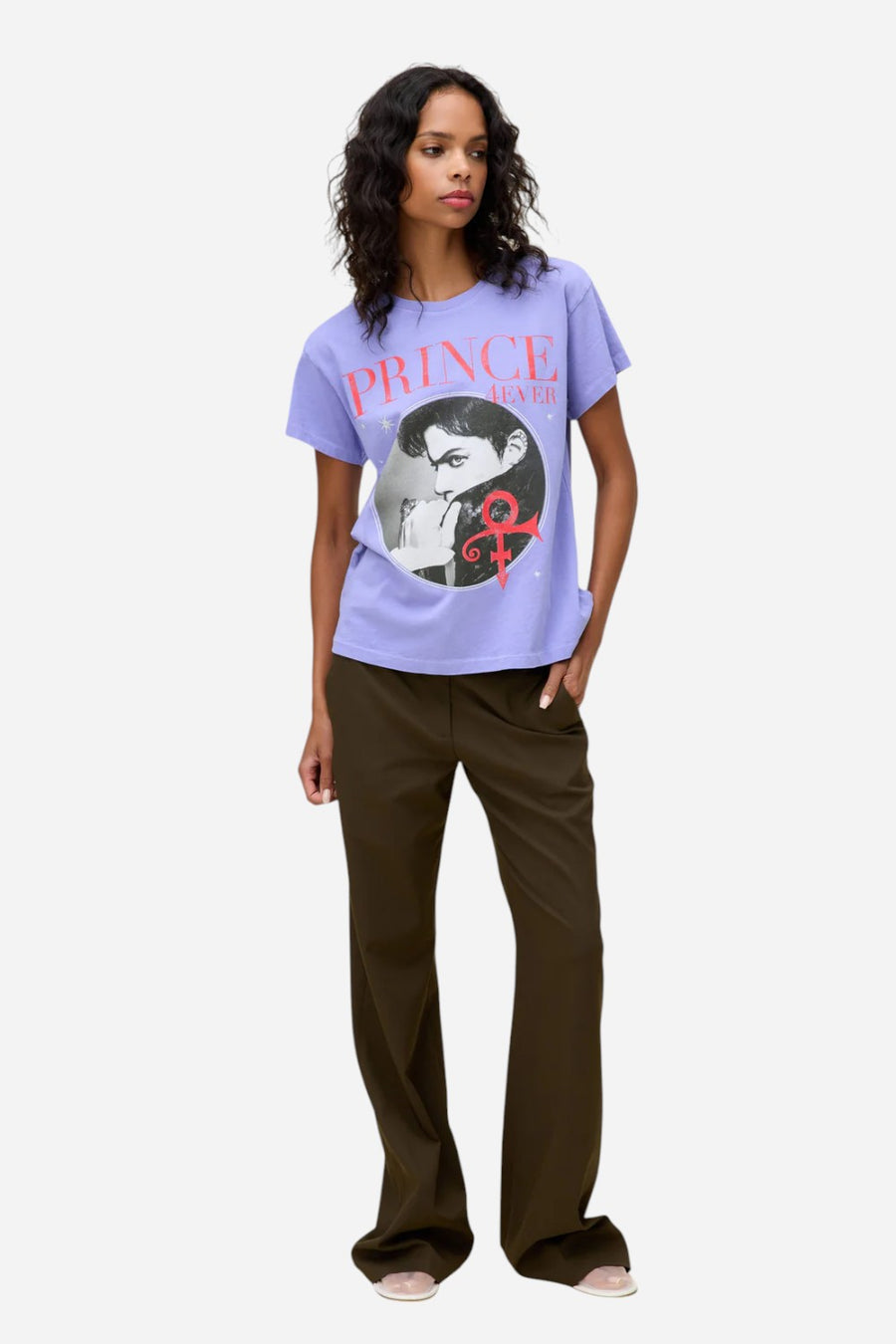 Daydreamer LA Prince 4Ever Tour Tee in Purple Mist