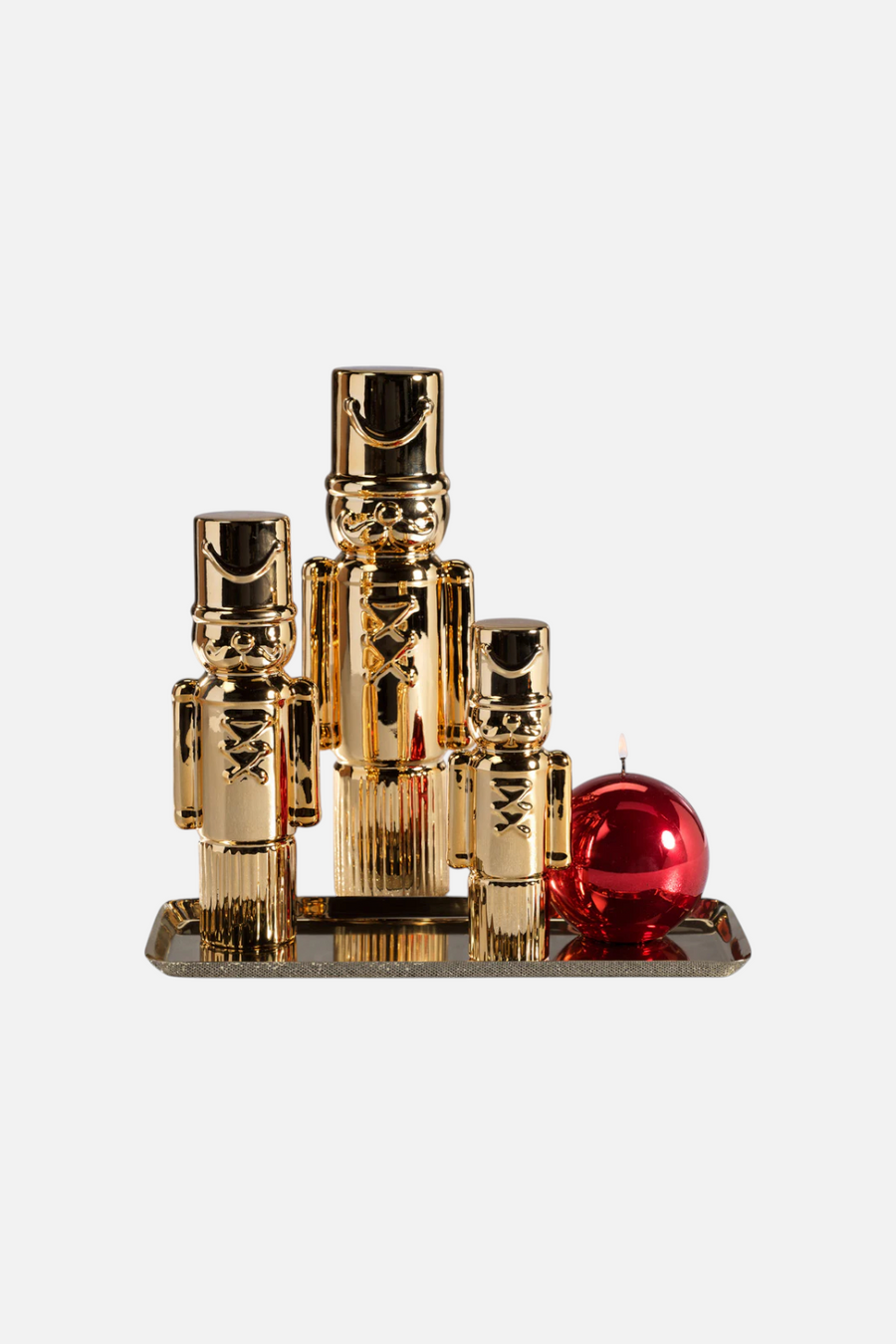 Zodax Decorative Ceramic Soldier in Gold