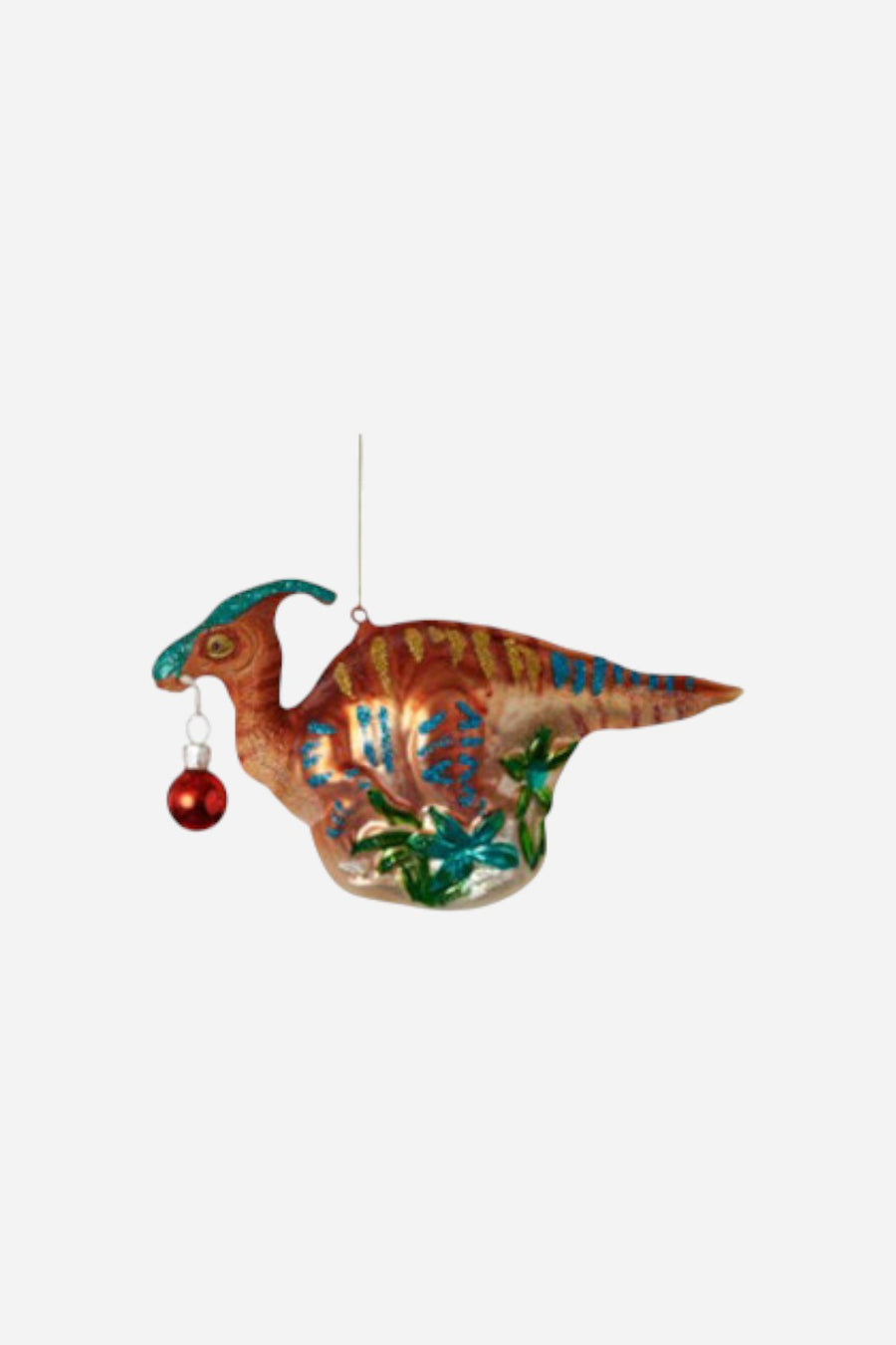 Dinosaur Ornament in Pink