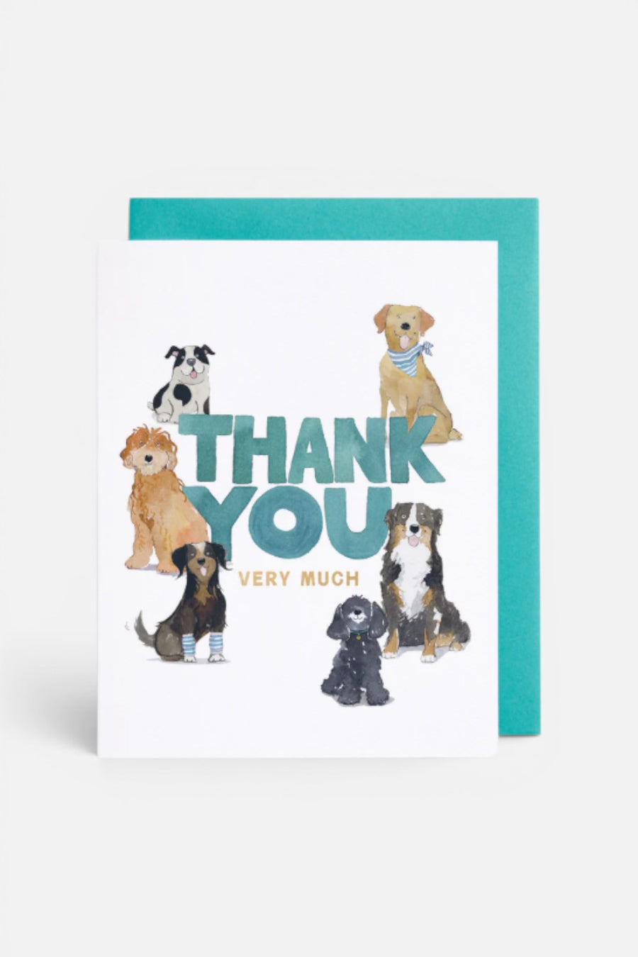 E. Frances Doggy Thank You greeting card