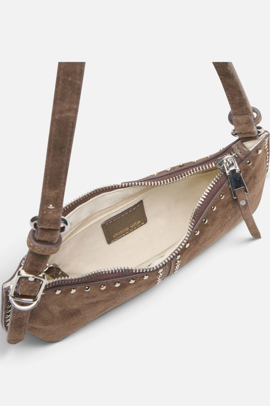 Dolce Vita Axelle Shoulder Handbag in Dark Taupe